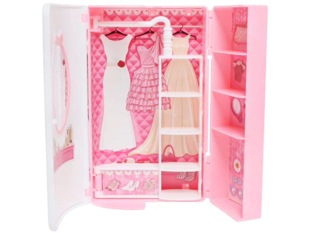 Šatní skříň pro panenky Barbie (4 varianty) 2